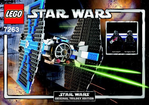 Building Instructions - LEGO - 7263 - TIE Fighter™: Page 1