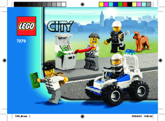 Building Instructions - LEGO - 7279 - Police Minifigure Collection: Page 1