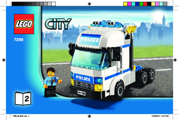 Building Instructions - LEGO - 7288 - Mobile Police Unit: Page 1