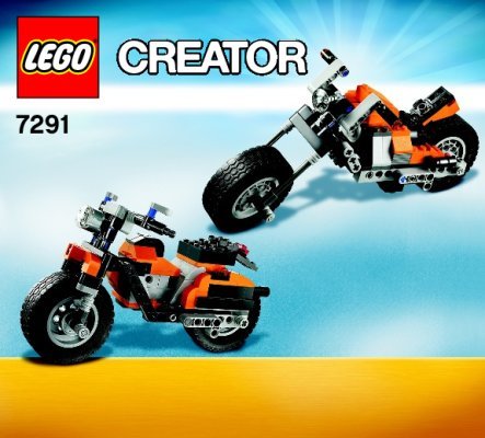 Building Instructions - LEGO - 7291 - Street Rebel: Page 1