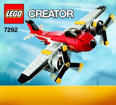 Building Instructions - LEGO - 7292 - Propeller Adventures: Page 1