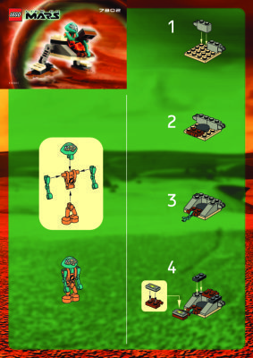 Building Instructions - LEGO - 7302 - WORKER ROBOT: Page 1