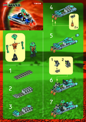 Building Instructions - LEGO - 7303 - JET SCOOTER: Page 1