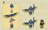 Building Instructions - LEGO - 7307 - Flying Mummy Attack: Page 3