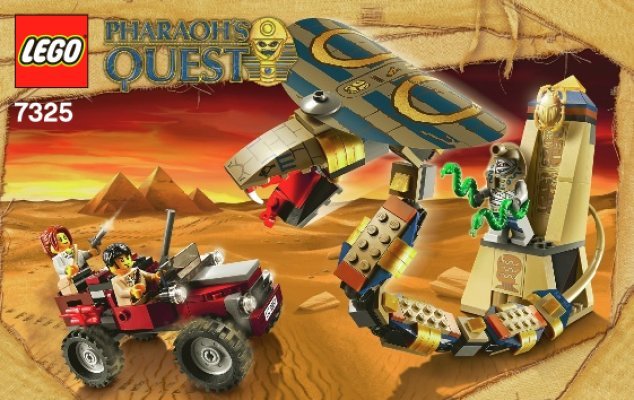 Building Instructions - LEGO - 7325 - Cursed Cobra Statue: Page 1