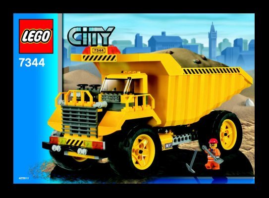 Building Instructions - LEGO - 7344 - Dump Truck: Page 1