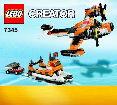 Building Instructions - LEGO - 7345 - Transport Chopper: Page 1