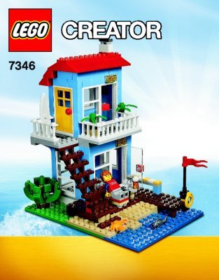 Building Instructions - LEGO - Creator - 7346 - Seaside House: Page 1