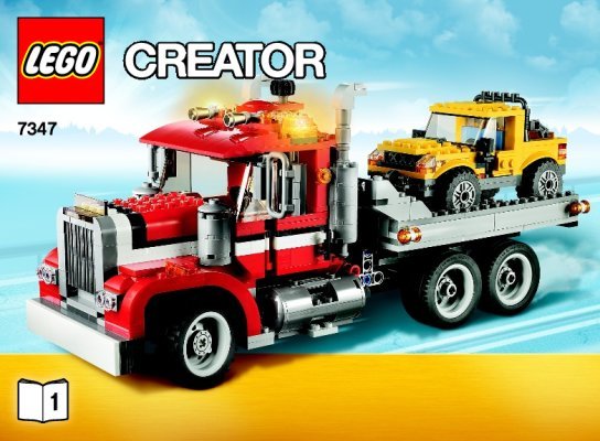 Building Instructions - LEGO - 7347 - Highway Pickup: Page 1