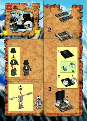 Building Instructions - LEGO - 7409 - Secret of the Tomb: Page 1