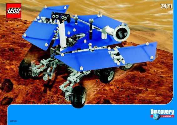 Building Instructions - LEGO - 7471 - Mars Exploration Rover: Page 1