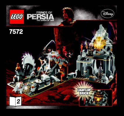 Building Instructions - LEGO - 7572 - Quest Against Time: Page 1