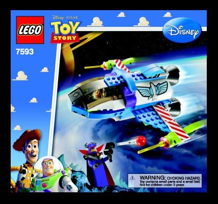 Building Instructions - LEGO - 7593 - Buzz's Star Command Spaceship: Page 1