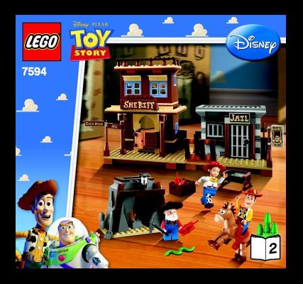 Building Instructions - LEGO - 7594 - Woody's Roundup!: Page 1