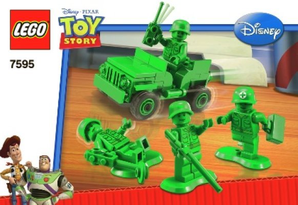 Building Instructions - LEGO - 7595 - Army Men on Patrol: Page 1