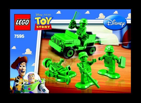 Building Instructions - LEGO - 7595 - Army Men on Patrol: Page 1