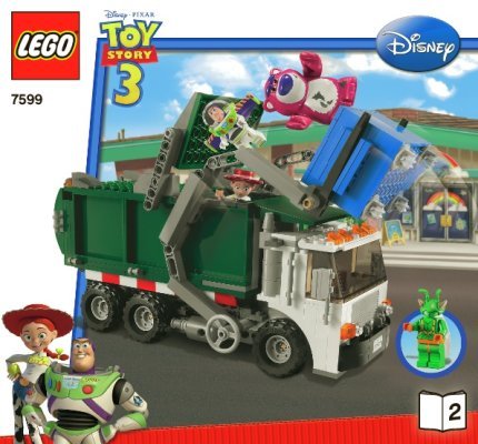 Building Instructions - LEGO - 7599 - Garbage Truck Getaway: Page 1