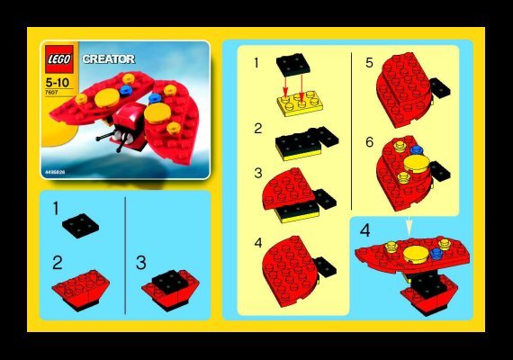 Building Instructions - LEGO - 7607 - Butterfly: Page 1