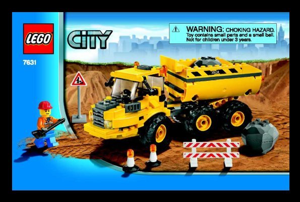 Building Instructions - LEGO - 7631 - Dump Truck: Page 1