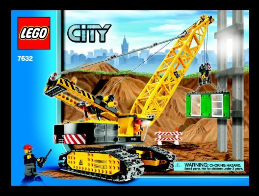 Building Instructions - LEGO - 7632 - Crawler Crane: Page 1