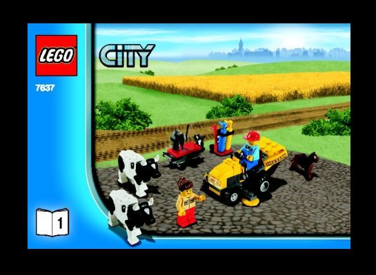 Building Instructions - LEGO - 7637 - Farm: Page 1