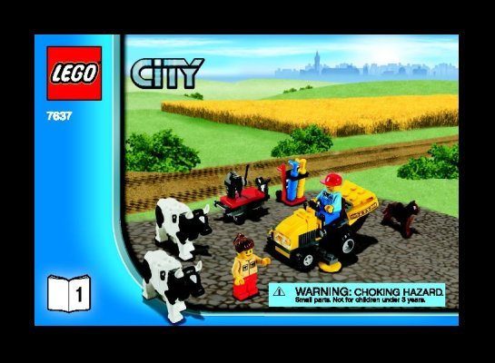 Building Instructions - LEGO - 7637 - Farm: Page 1