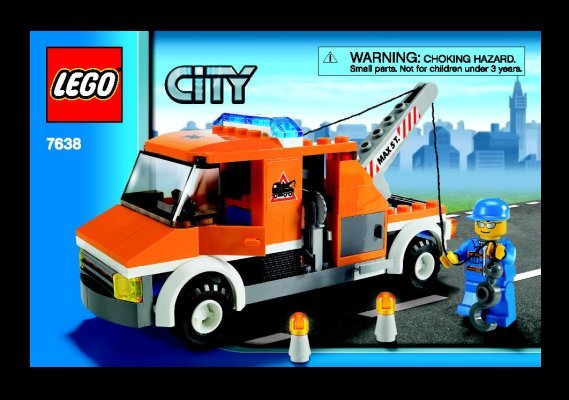 Building Instructions - LEGO - 7638 - Tow Truck: Page 1