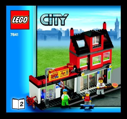 Building Instructions - LEGO - 7641 - City Corner: Page 1