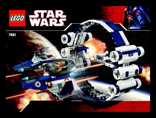 Building Instructions - LEGO - 7661 - Jedi Starfighter™ with Hyperdrive Booste: Page 1