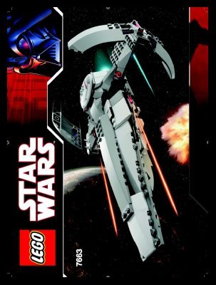 Building Instructions - LEGO - 7663 - Sith Infiltrator™: Page 1