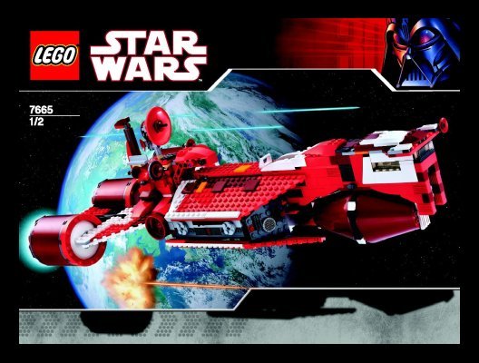 Building Instructions - LEGO - 7665 - Republic Cruiser™: Page 1