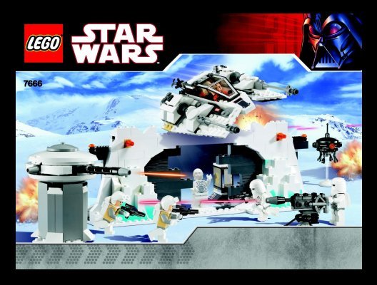 Building Instructions - LEGO - 7666 - Hoth Rebel Base™: Page 1