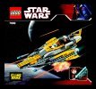 Building Instructions - LEGO - 7669 - Anakin's Jedi Starfighter™: Page 1