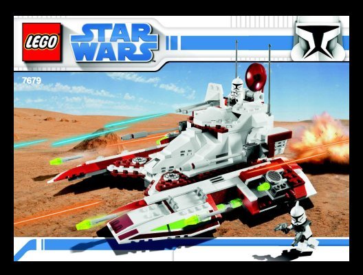 Building Instructions - LEGO - 7679 - Republic Fighter Tank™: Page 1