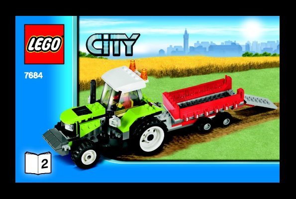 Building Instructions - LEGO - 7684 - Pig Farm & Tractor: Page 1