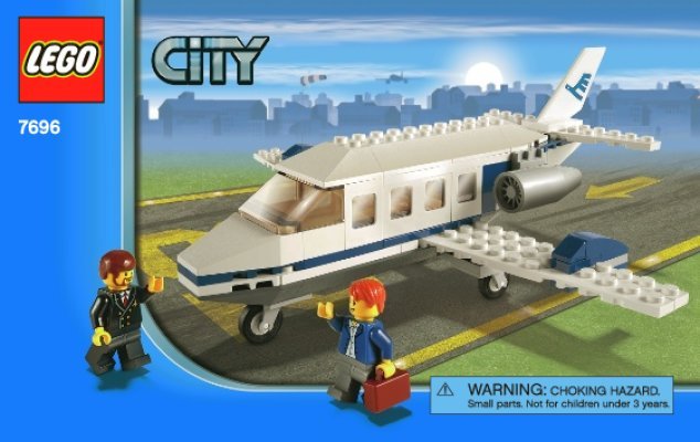 Building Instructions - LEGO - 7696 - Private Jet: Page 1