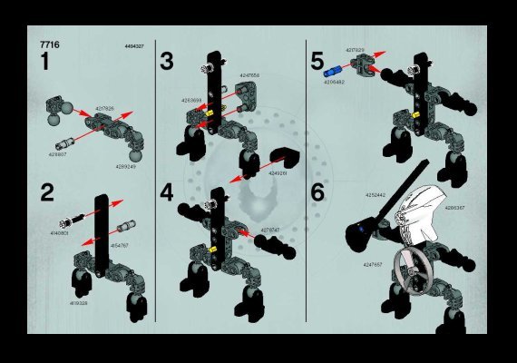 Building Instructions - LEGO - 7716 - QUICK Good Guy White: Page 1