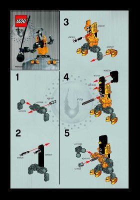 Building Instructions - LEGO - 7718 - QUICK Bad Guy Yellow: Page 1