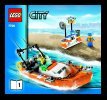 Building Instructions - LEGO - 7726 - Coast Guard Truck with Speed Boat: Page 1