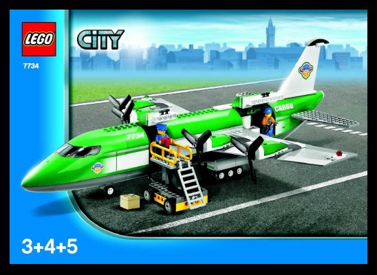 Building Instructions - LEGO - 7734 - Cargo Plane: Page 1