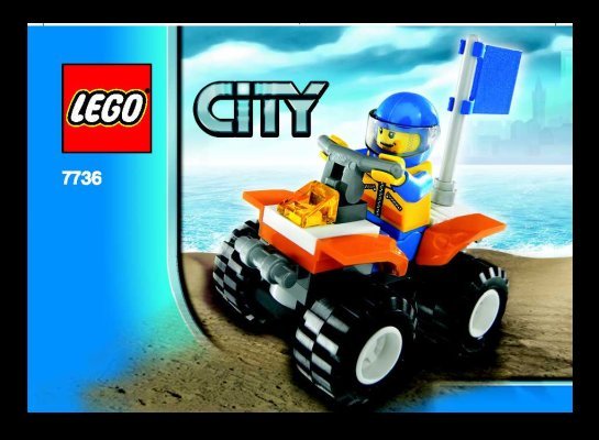 Building Instructions - LEGO - 7736 - Coast Guard Quad Bike: Page 1