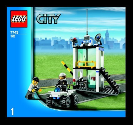 Building Instructions - LEGO - 7743 - Police Command Center: Page 1