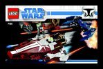 Building Instructions - LEGO - 7751 - Ahsoka's Starfighter™ & Droids™: Page 1