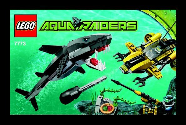 Building Instructions - LEGO - 7773 - Tiger Shark Attack: Page 1