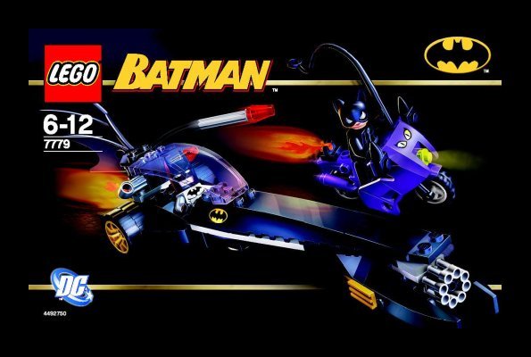 Building Instructions - LEGO - 7779 - The Batman™ Dragster: Catwoman™ Pursuit: Page 1