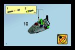 Building Instructions - LEGO - 7780 - The Batboat™: Hunt for Killer Croc™: Page 10