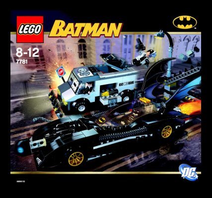 Building Instructions - LEGO - 7781 - The Batmobile™: Two-Face's Escape: Page 1