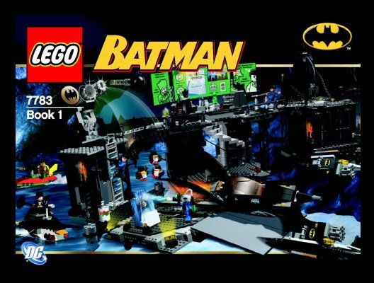 Building Instructions - LEGO - 7783 - The Batcave™: The Penguin™ and Mr. Freez: Page 1