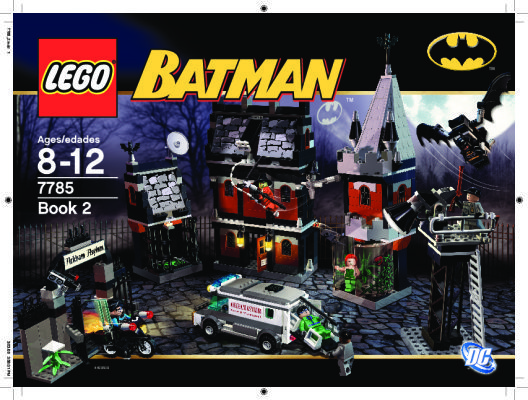 Building Instructions - LEGO - 7785 - Arkham Asylum™: Page 1