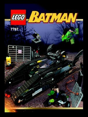 Building Instructions - LEGO - 7787 - The Bat-Tank™: The Riddler™ and Bane's H: Page 1